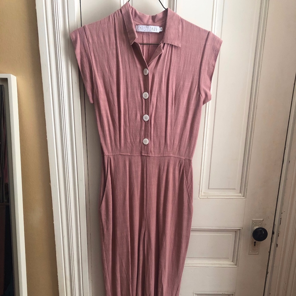 The Phoebe Jumper | Antique Rose (Linen) | S